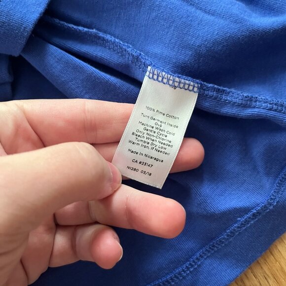 Talbots The Talbots Tee Basic Long Sleeve Top Blue Women’s Size 2x - Picture 6 of 6